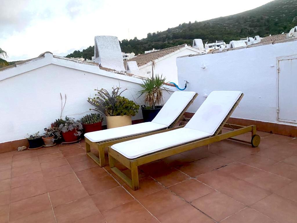 Apartamento Dos Terrazas, Vistas Al Mar. Piscina Peñíscola Esterno foto